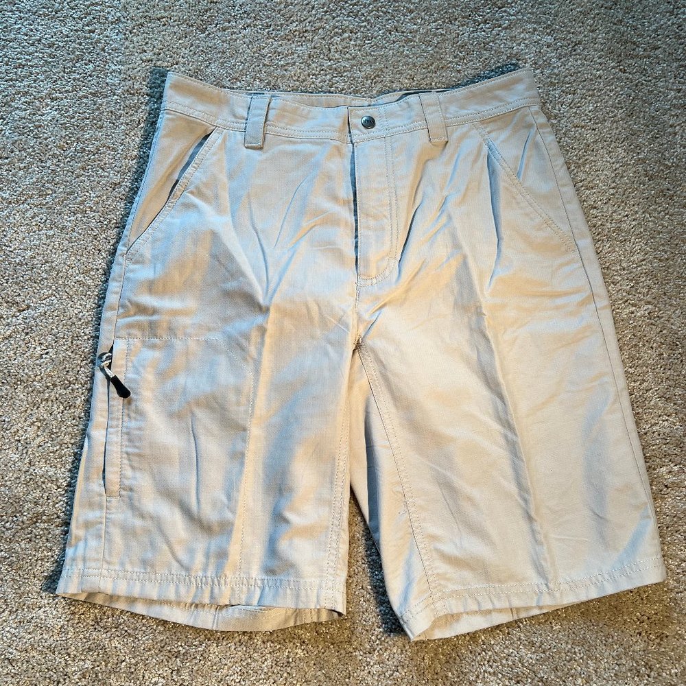 Mens Koppen Hiking Shorts Sz 32 Light Tan